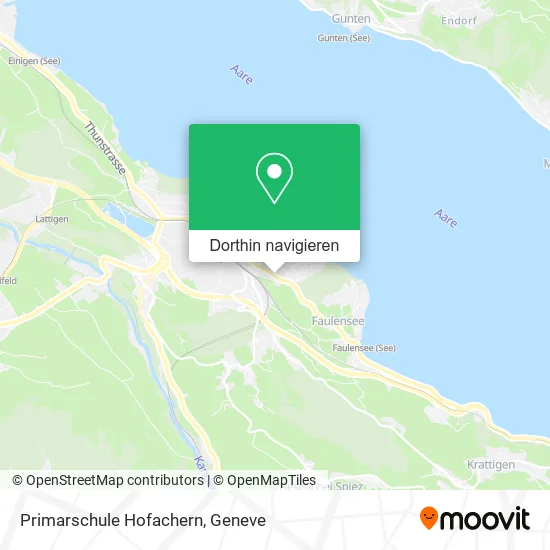 Primarschule Hofachern Karte