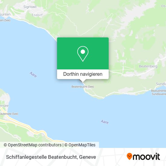 Schiffanlegestelle Beatenbucht Karte