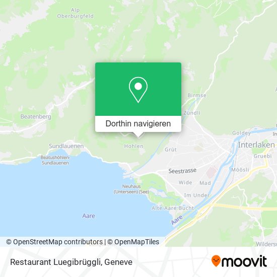 Restaurant Luegibrüggli Karte