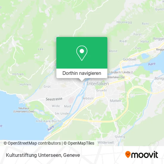 Kulturstiftung Unterseen Karte