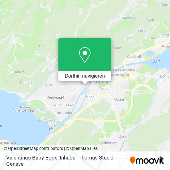 Valentina's Baby-Egge, Inhaber Thomas Stucki Karte