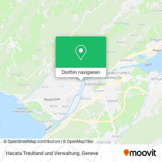 Hacata Treuhand und Verwaltung Karte