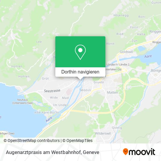 Augenarztpraxis am Westbahnhof Karte