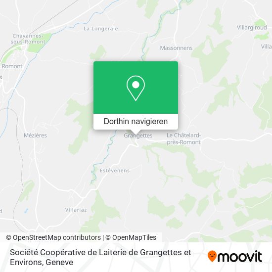 Société Coopérative de Laiterie de Grangettes et Environs Karte