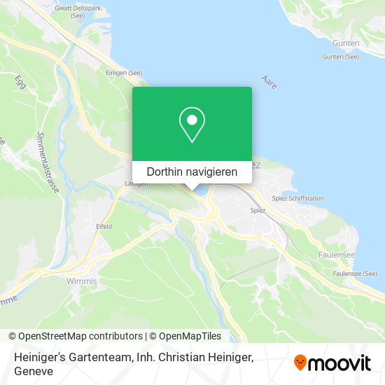 Heiniger's Gartenteam, Inh. Christian Heiniger Karte