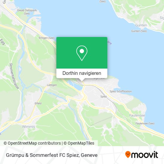 Grümpu & Sommerfest FC Spiez Karte