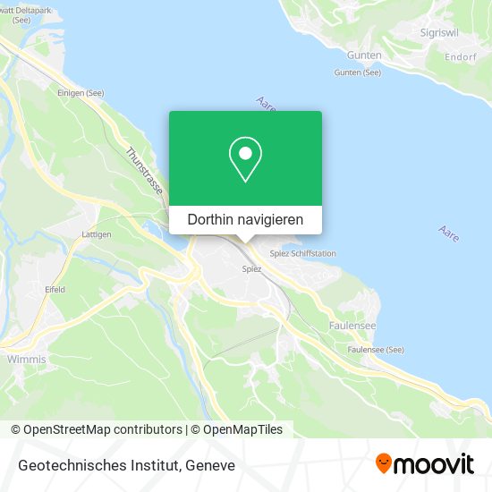 Geotechnisches Institut Karte