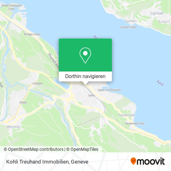 Kohli Treuhand Immobilien Karte