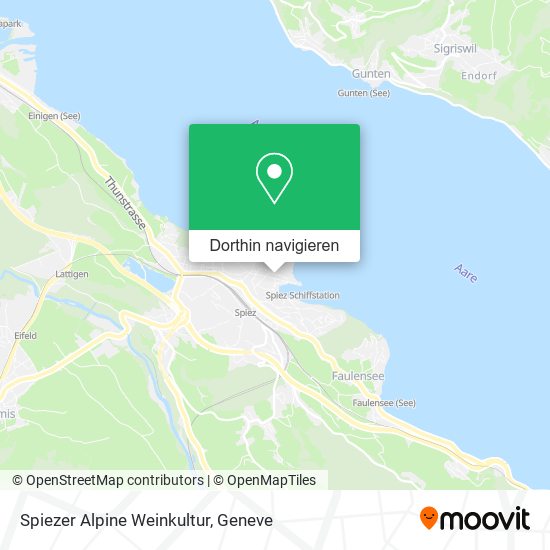 Spiezer Alpine Weinkultur Karte