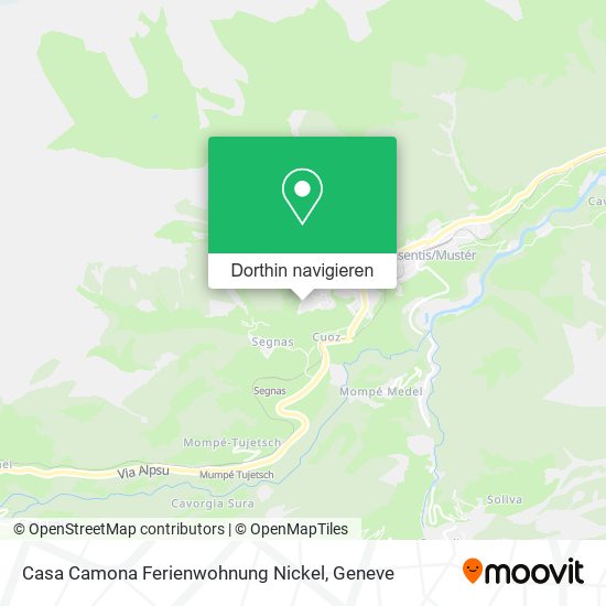 Casa Camona Ferienwohnung Nickel Karte