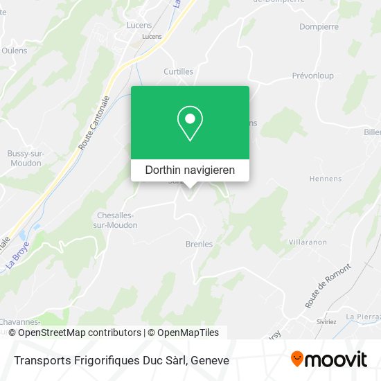Transports Frigorifiques Duc Sàrl Karte