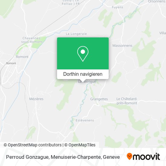 Perroud Gonzague, Menuiserie-Charpente Karte