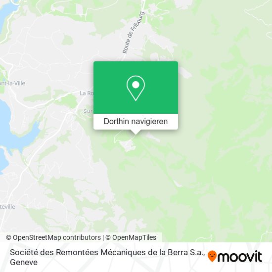 Société des Remontées Mécaniques de la Berra S.a. Karte