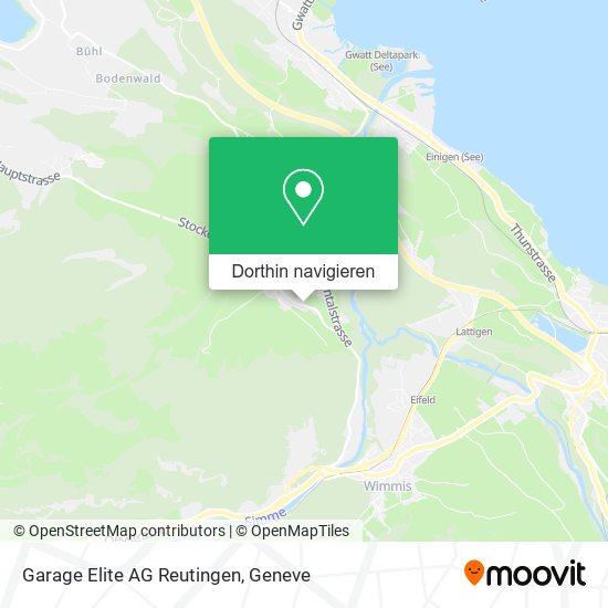 Garage Elite AG Reutingen Karte