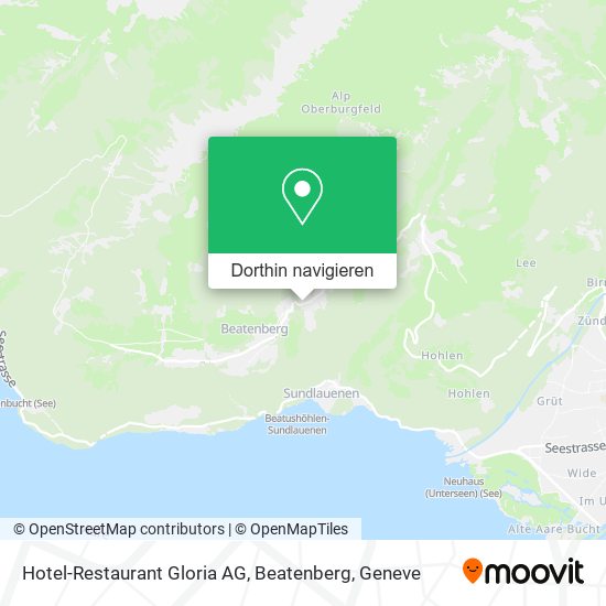 Hotel-Restaurant Gloria AG, Beatenberg Karte