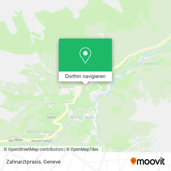 Zahnarztpraxis Karte