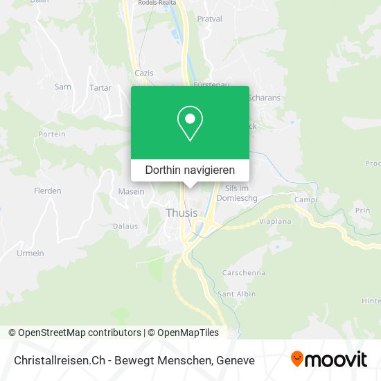 Christallreisen.Ch - Bewegt Menschen Karte