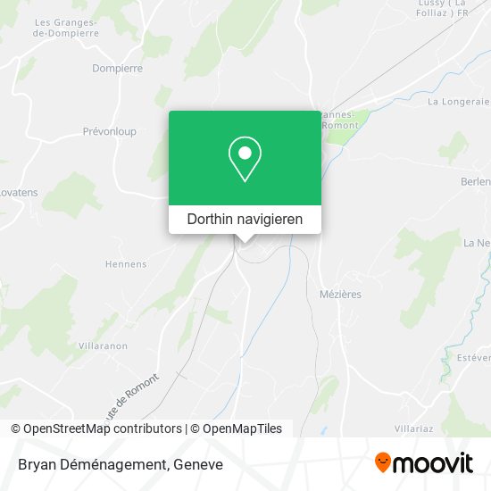 Bryan Déménagement Karte