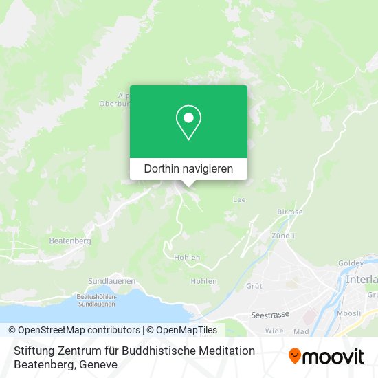 Stiftung Zentrum für Buddhistische Meditation Beatenberg Karte