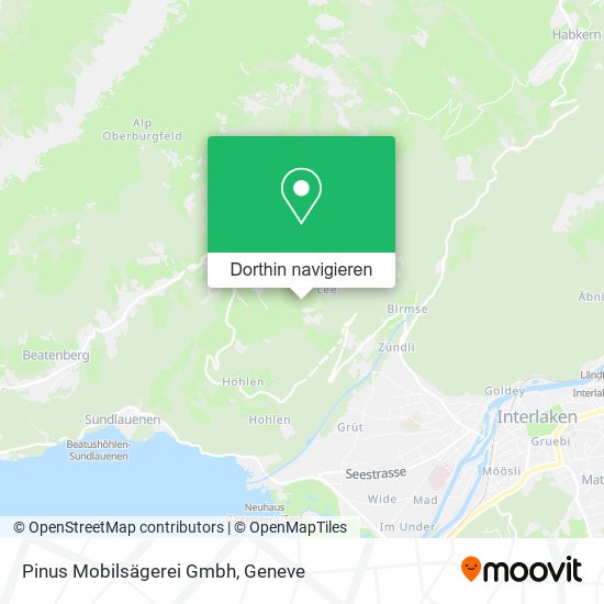 Pinus Mobilsägerei Gmbh Karte