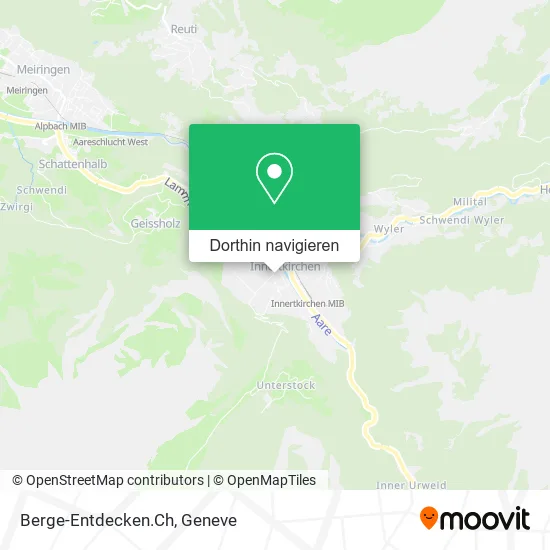 Berge-Entdecken.Ch Karte