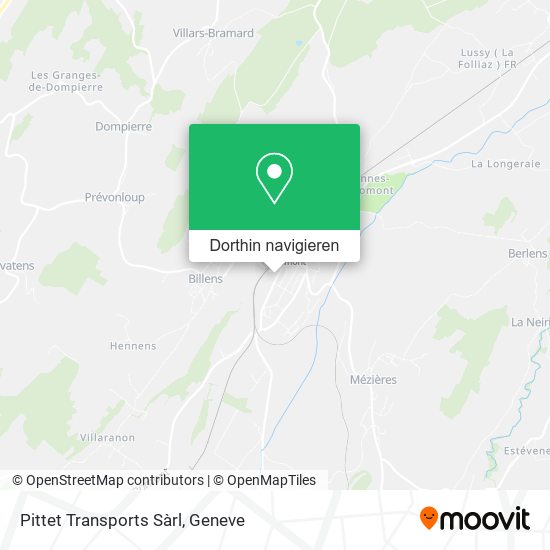 Pittet Transports Sàrl Karte
