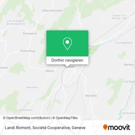 Landi Romont, Société Coopérative Karte