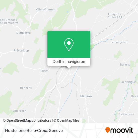 Hostellerie Belle-Croix Karte