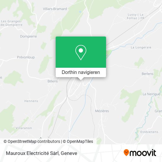 Mauroux Electricité Sàrl Karte