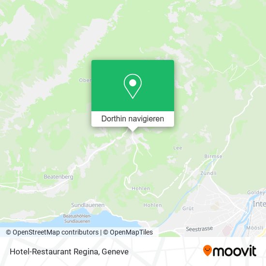 Hotel-Restaurant Regina Karte