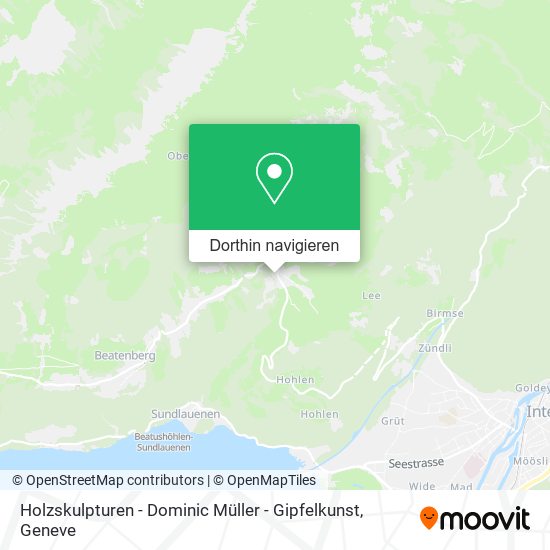 Holzskulpturen - Dominic Müller - Gipfelkunst Karte