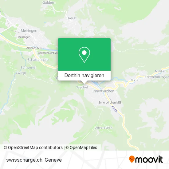 swisscharge.ch Karte