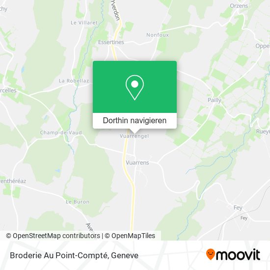 Broderie Au Point-Compté Karte