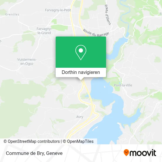 Commune de Bry Karte