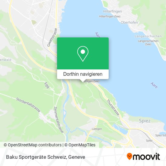 Baku Sportgeräte Schweiz Karte
