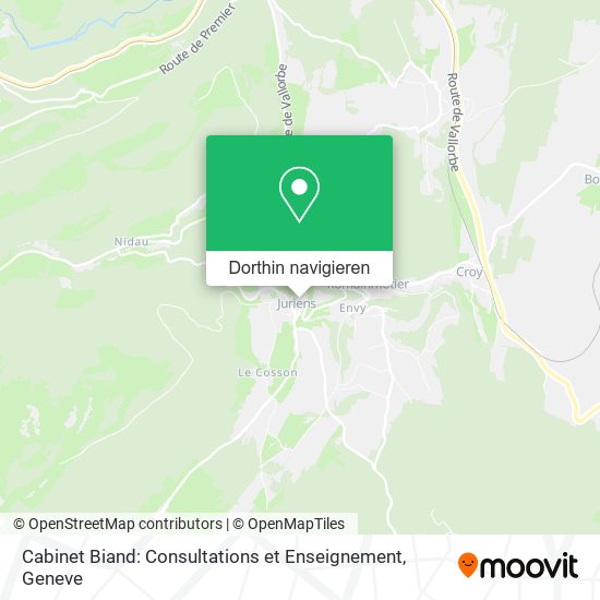 Cabinet Biand: Consultations et Enseignement Karte