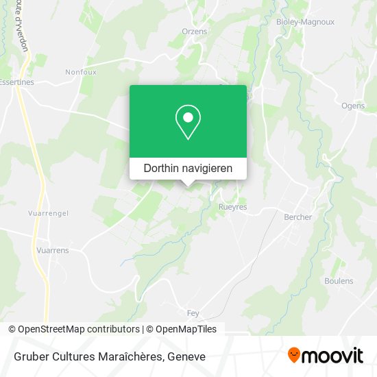 Gruber Cultures Maraîchères Karte