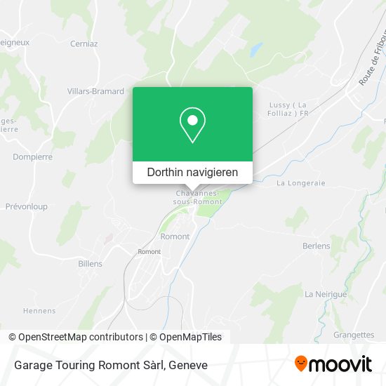 Garage Touring Romont Sàrl Karte