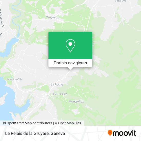 Le Relais de la Gruyère Karte
