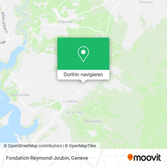 Fondation Reymond-Joubin Karte
