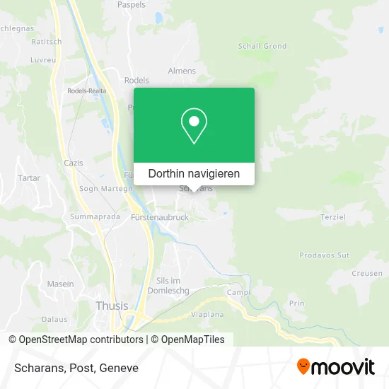 Scharans, Post Karte