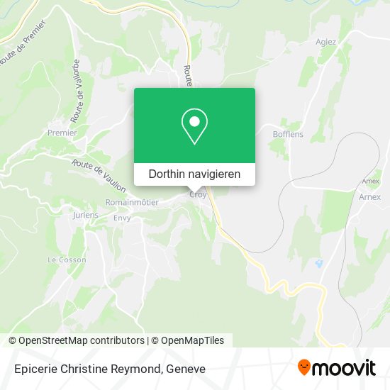 Epicerie Christine Reymond Karte