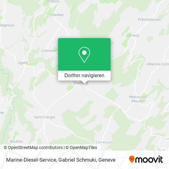 Marine-Diesel-Service, Gabriel Schmuki Karte