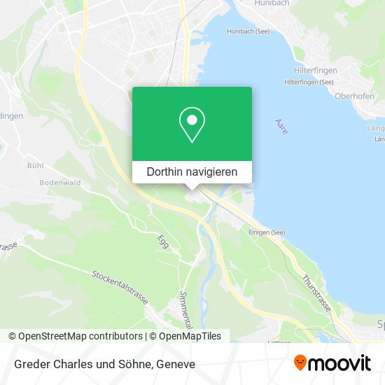 Greder Charles und Söhne Karte