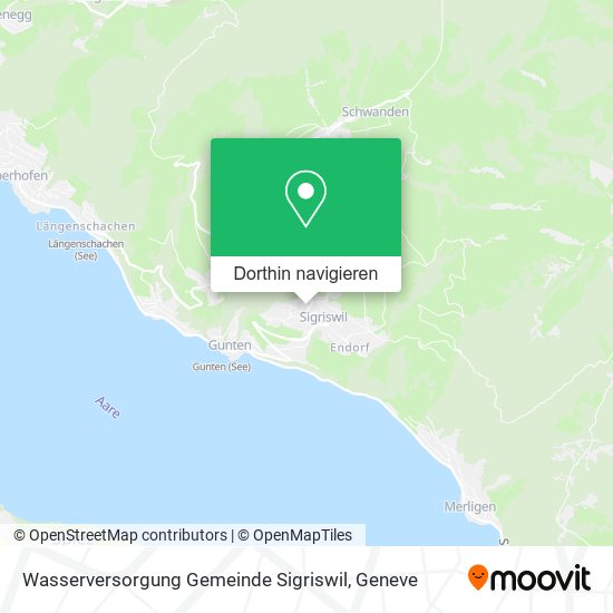 Wasserversorgung Gemeinde Sigriswil Karte