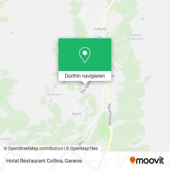 Hotel Restaurant Collina Karte