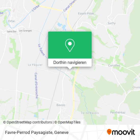 Favre-Perrod Paysagiste Karte