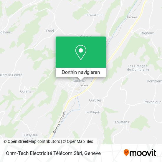 Ohm-Tech Electricité Télécom Sàrl Karte