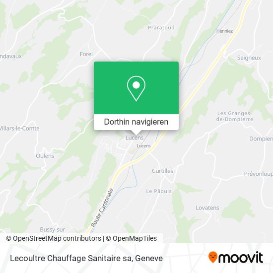 Lecoultre Chauffage Sanitaire sa Karte
