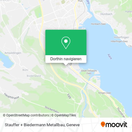 Stauffer + Biedermann Metallbau Karte